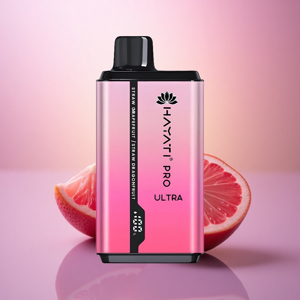 Hayati Pro Ultra 15000 Puffs Fresa Pomelo Fresa Pitahaya 850mAh 2% Nicotina