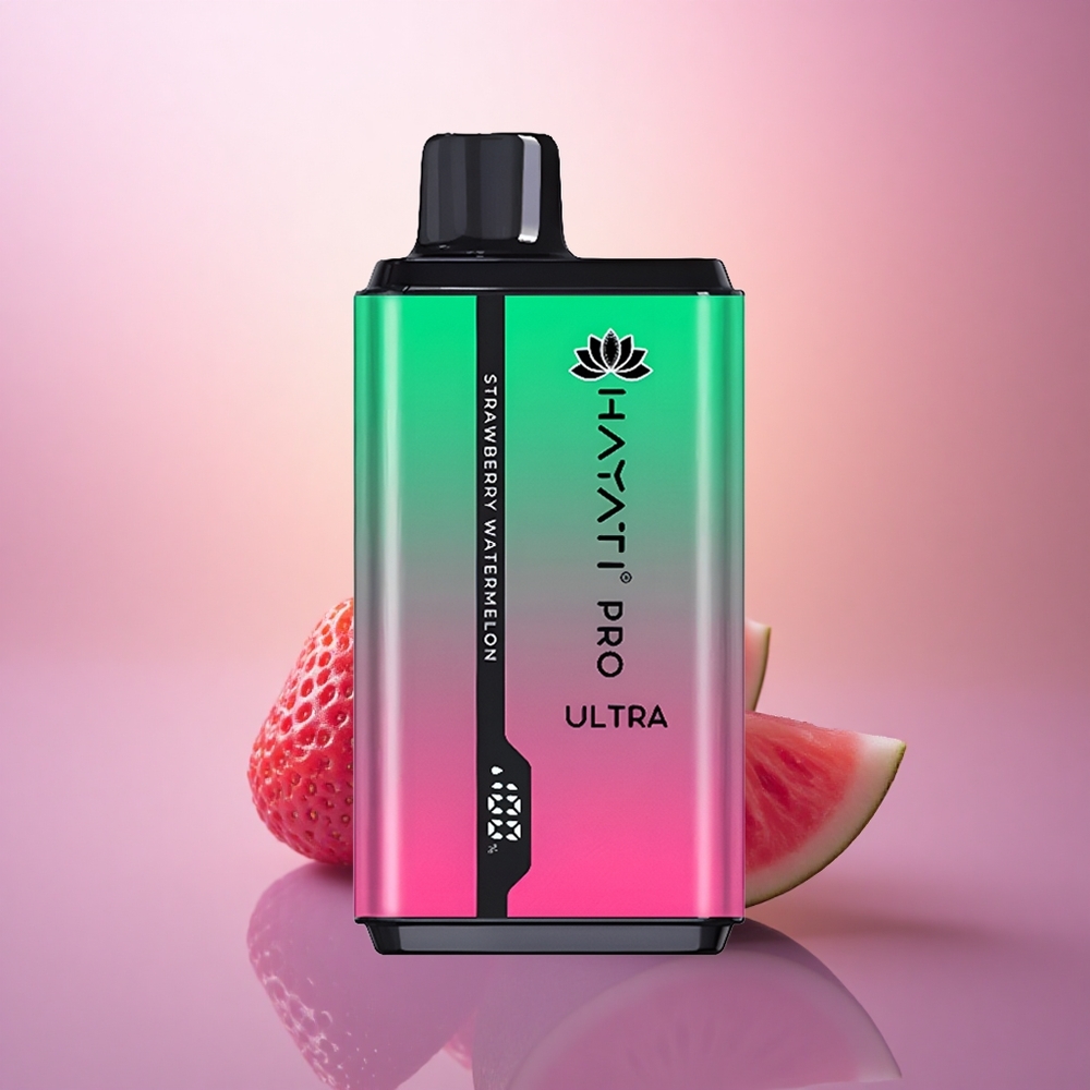 Hayati Pro Ultra 15000 Puffs Fresa Sandía 850mAh 2% Nicotina
