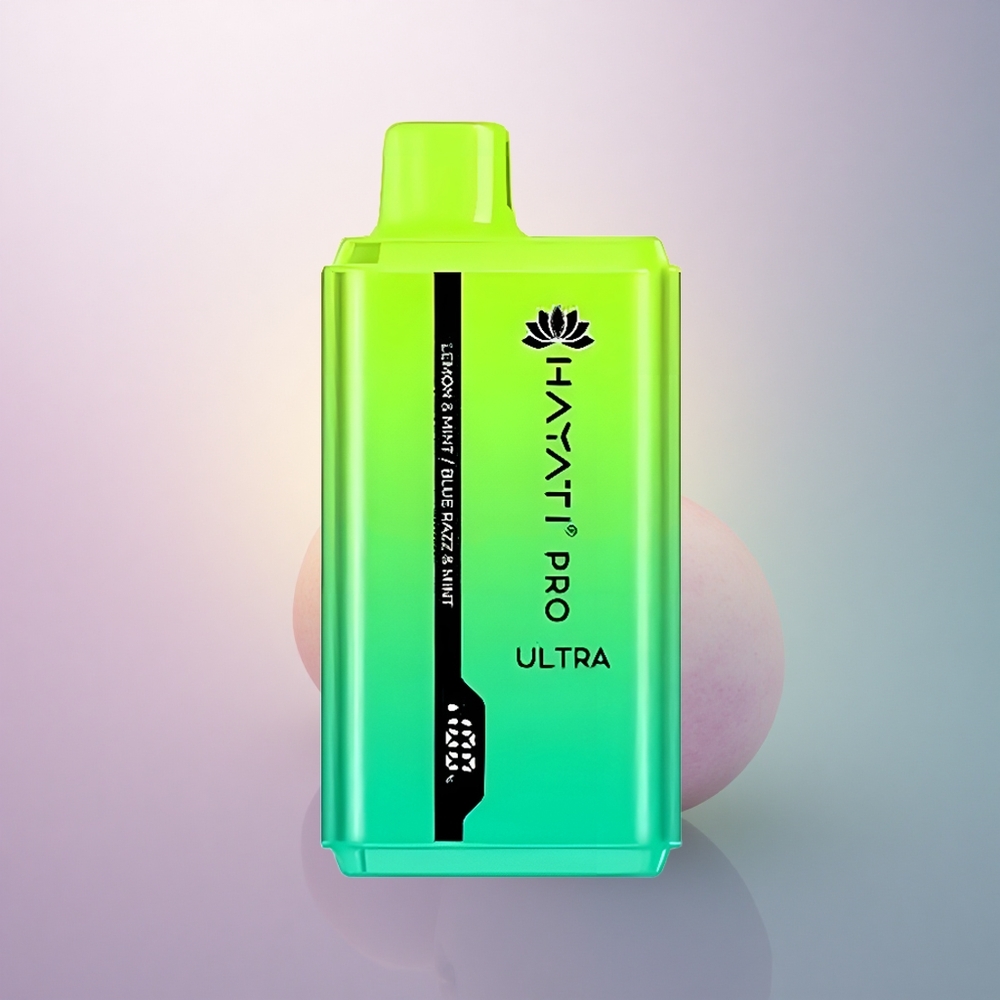 Hayati Pro Ultra 15000 Puffs Limón & Menta Blue Razz & Menta 850mAh 24ml 2% Nicotina