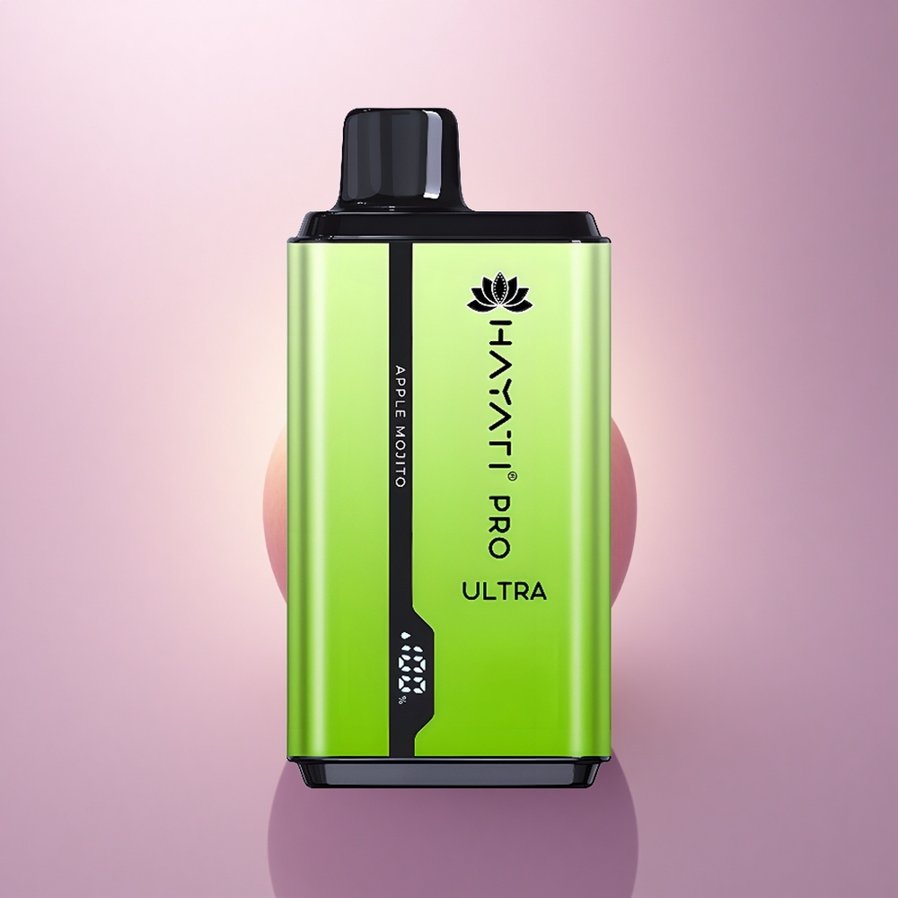 Hayati Pro Ultra 15000 Puffs Manzana Mojito 2% nicotina 850mAh