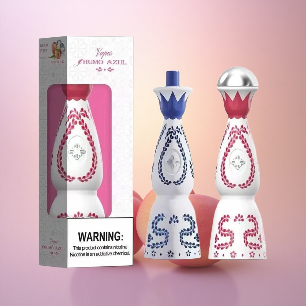 Humo Azul 15000 Puffs Durazno Mango Piña 5% Nicotina 500mAh