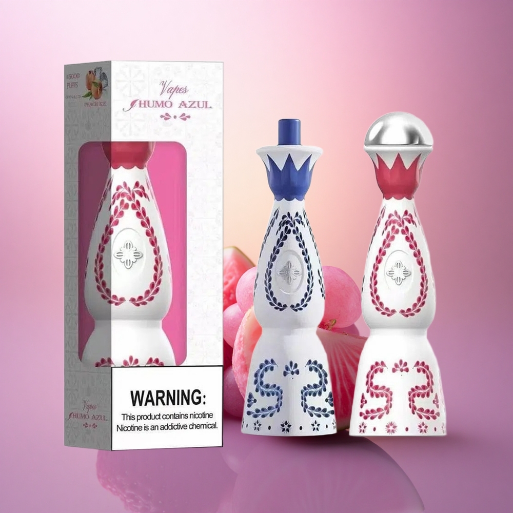 Humo Azul 15000 Puffs Fresa Sandía Uva 5% Nicotina 500mAh