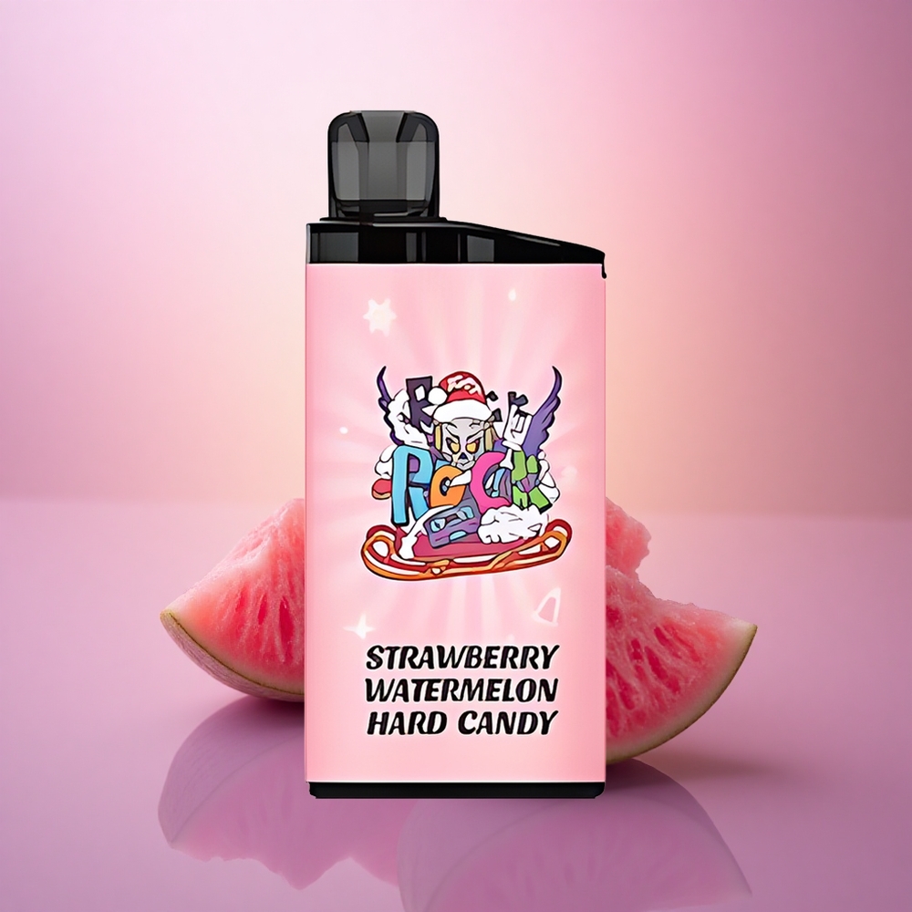 IGET Bar 3500 Puffs Caramelo Duro de Fresa y Sandía con Batería de 1400 mAh