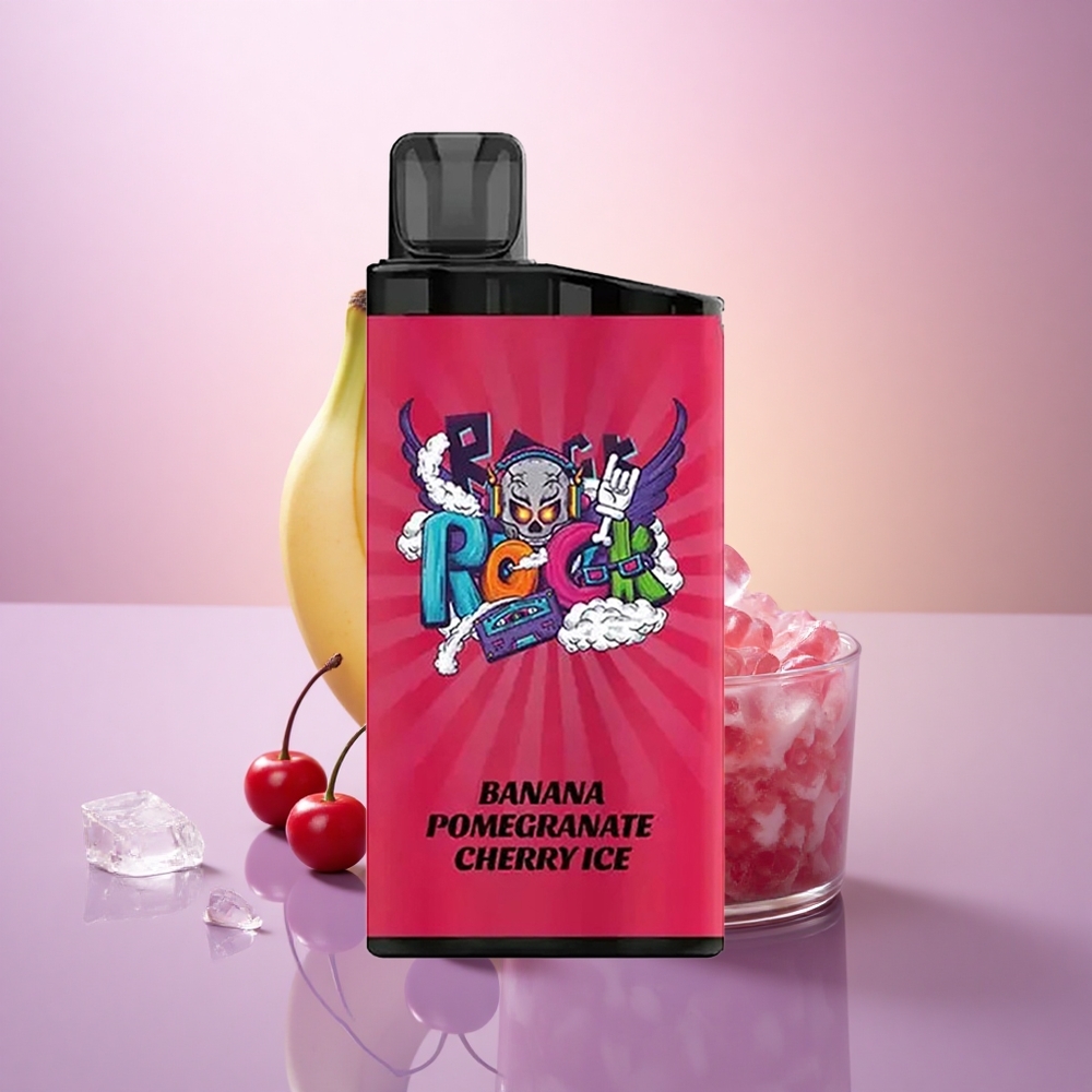 IGET Bar 3500 Puffs Helado de Plátano Granada Cereza con 1400 mAh