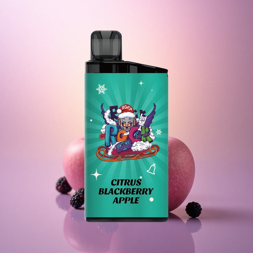 IGET Bar 3500 Puffs Manzana Zarzamora Cítrica con Batería de 1400 mAh