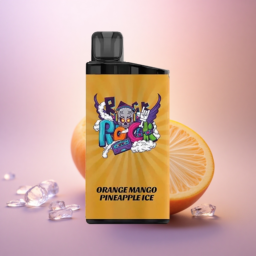 IGET Bar 3500 Puffs Naranja Mango Piña Hielo 1400 mAh 1.2 Ohm