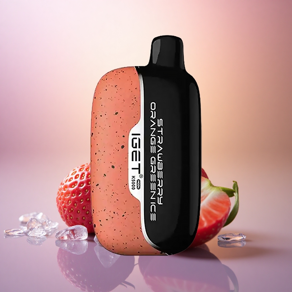 IGET Moon K5000 Puffs Fresa Naranja Verde Hielo 81.5g PC 1.35 Ohm