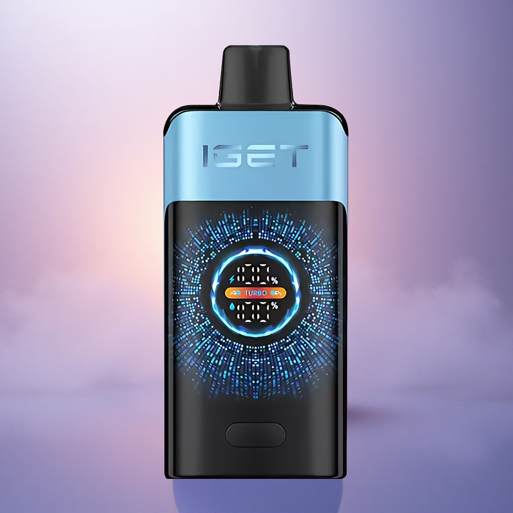 IGET ONE 12000 Puffs Monstruo Azul 2700 mAh Pantalla Curva Grande