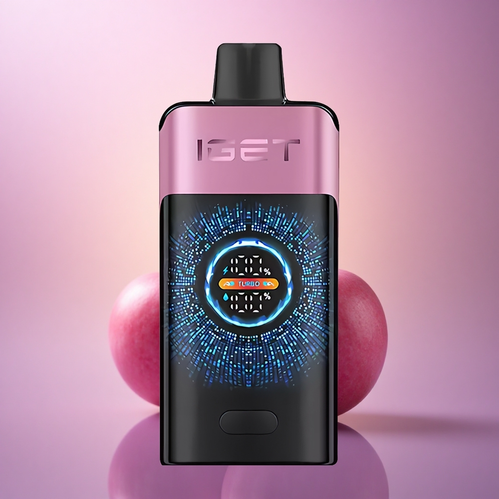 IGET ONE 12000 Puffs Monstruo Cereza 2700 mAh Pantalla Curva Grande