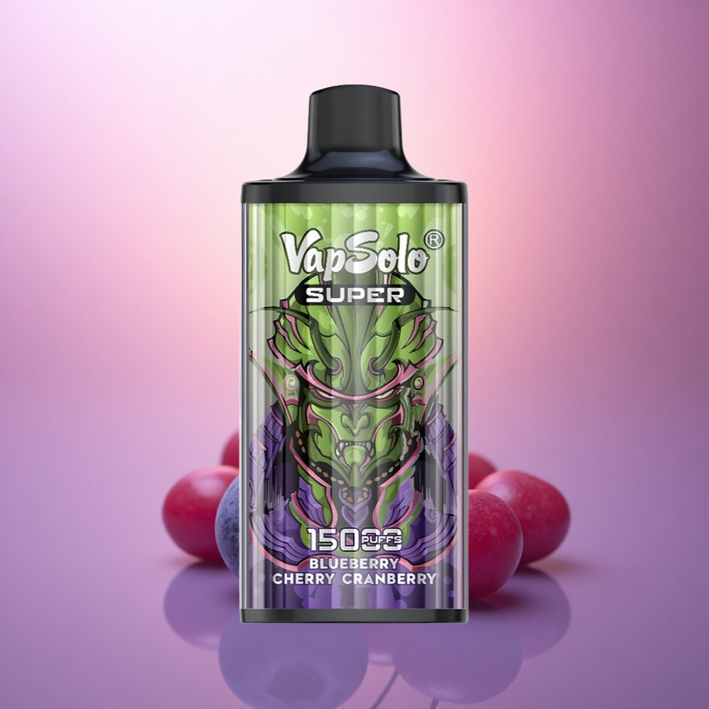 Vapsolo Super 15000 Puffs Arándano Cereza Azul con 40ml y 850mAh