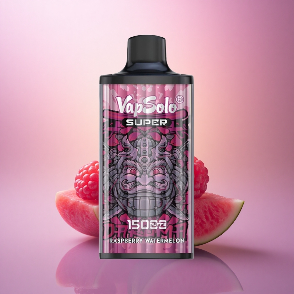 Vapsolo Super 15000 Puffs Frambuesa Sandía 40ml 850mAh