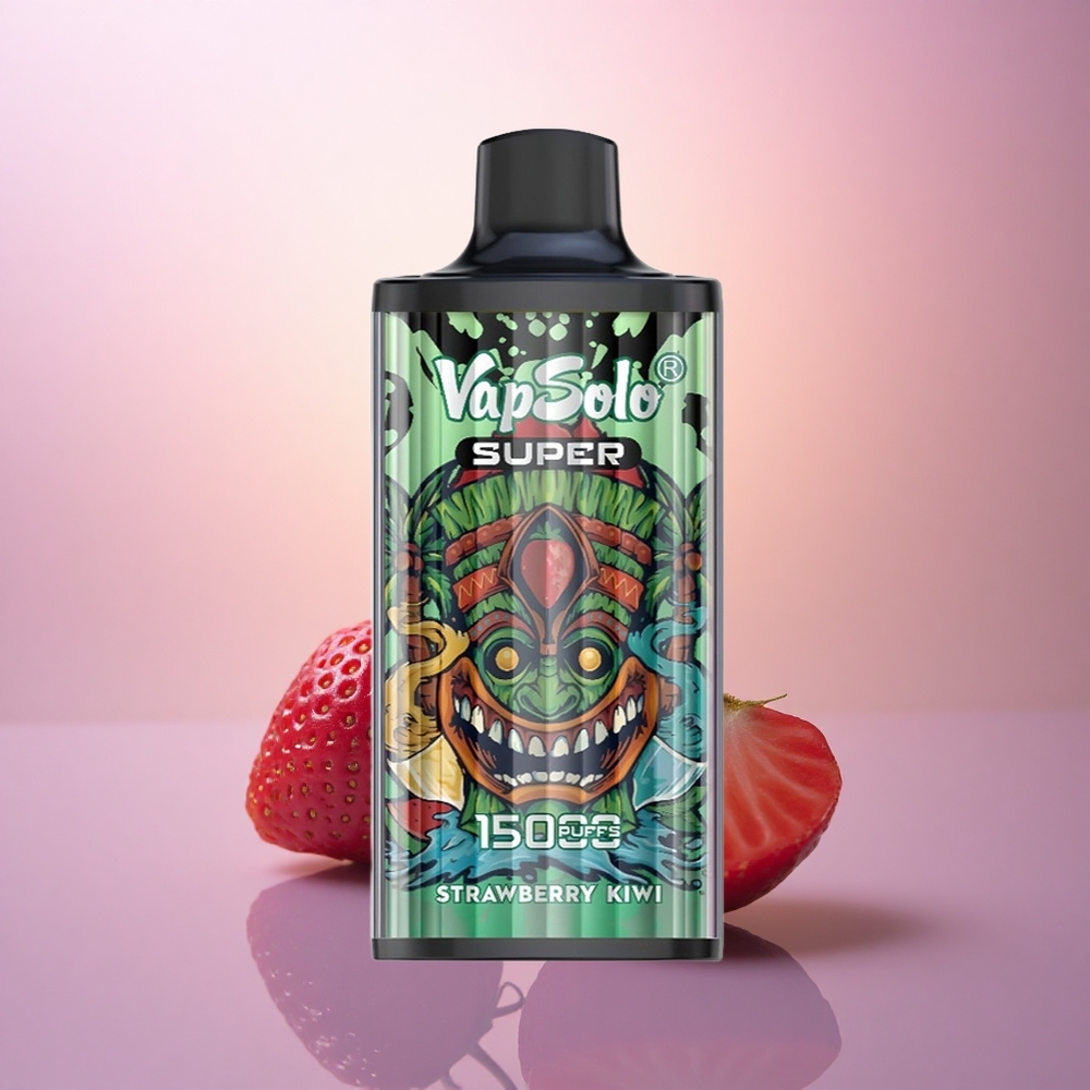 Vapsolo Super 15000 Puffs Fresa Kiwi 40ml 850mAh Tipo-C