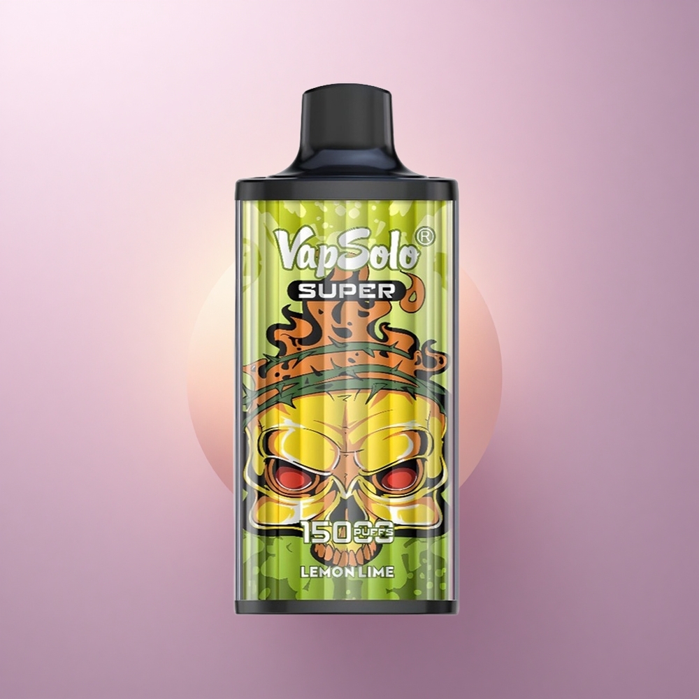 Vapsolo Super 15000 Puffs Lima Limón 40ml 850mAh Tipo-C