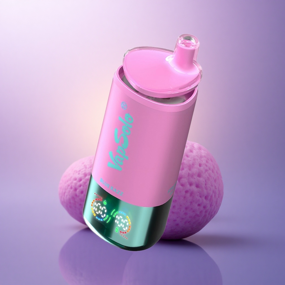Vapsolo Triple 30000 Puffs Azul Frambuesa 40ml 20mg Nicotina Tipo-C