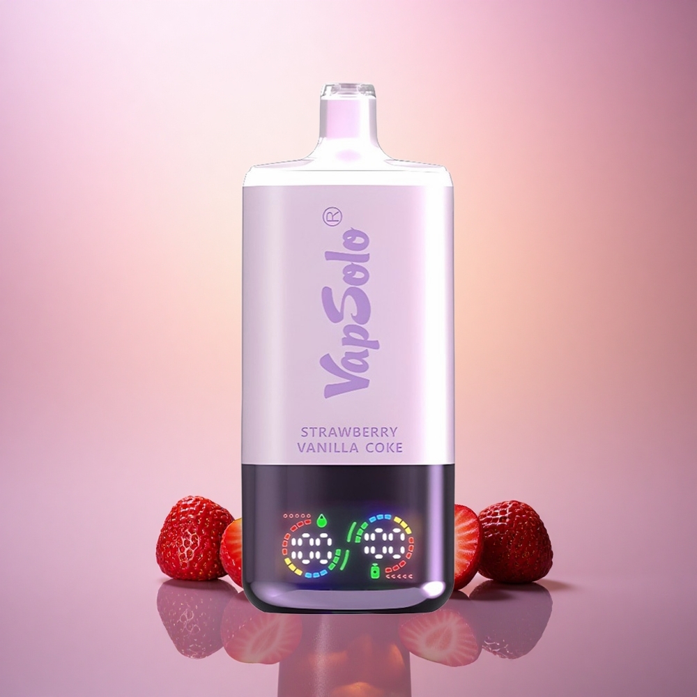 Vapsolo Triple 30000 Puffs Fresa Vainilla Coke con 40ml de líquido y nicotina 20mg/ml