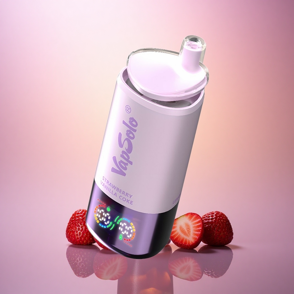 Vapsolo Triple 30000 Puffs Fresa Vainilla Coke con 40ml de líquido y nicotina 20mg/ml