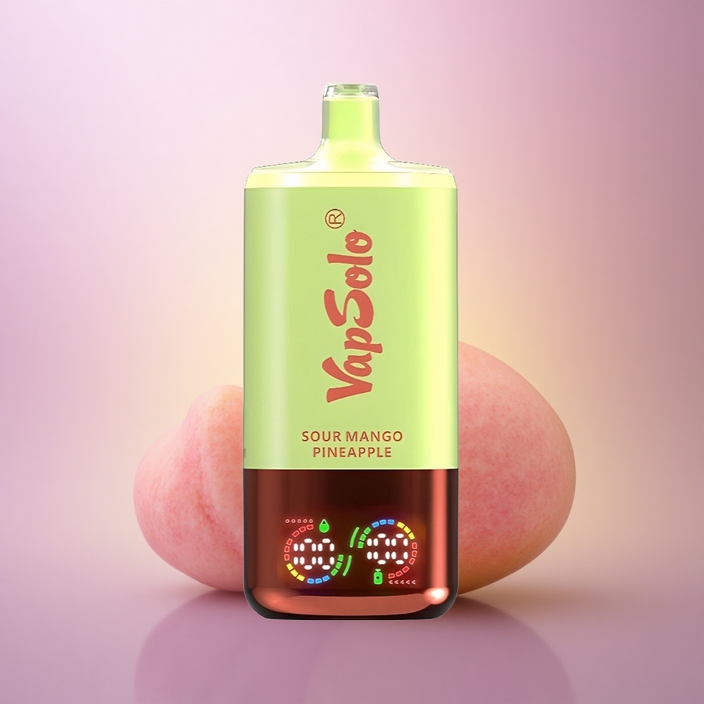 Vapsolo Triple 30000 Puffs Mango Piña Ácido con 40ml de E-Líquido y Nicotina 20mg/ml