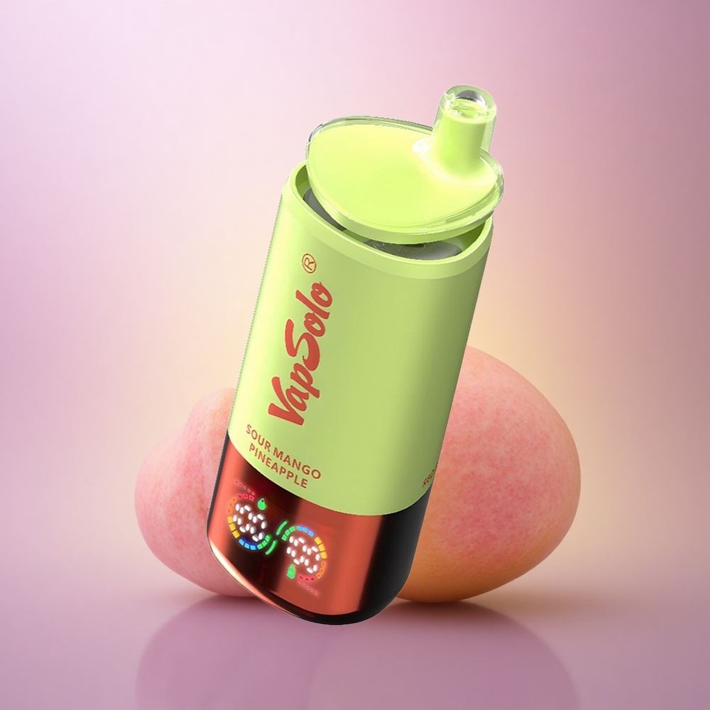 Vapsolo Triple 30000 Puffs Mango Piña Ácido con 40ml de E-Líquido y Nicotina 20mg/ml