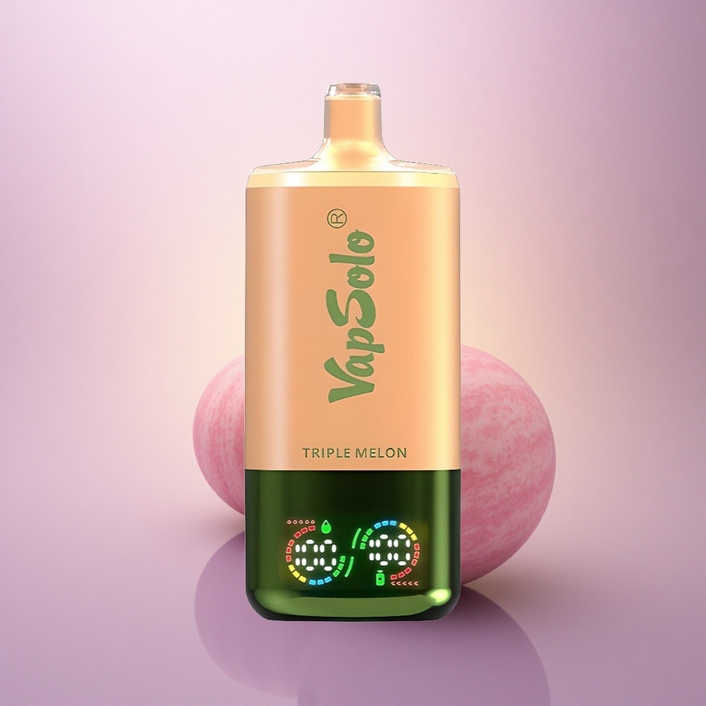 Vapsolo Triple 30000 Puffs Melón Triple con 40ml y Tipo-C