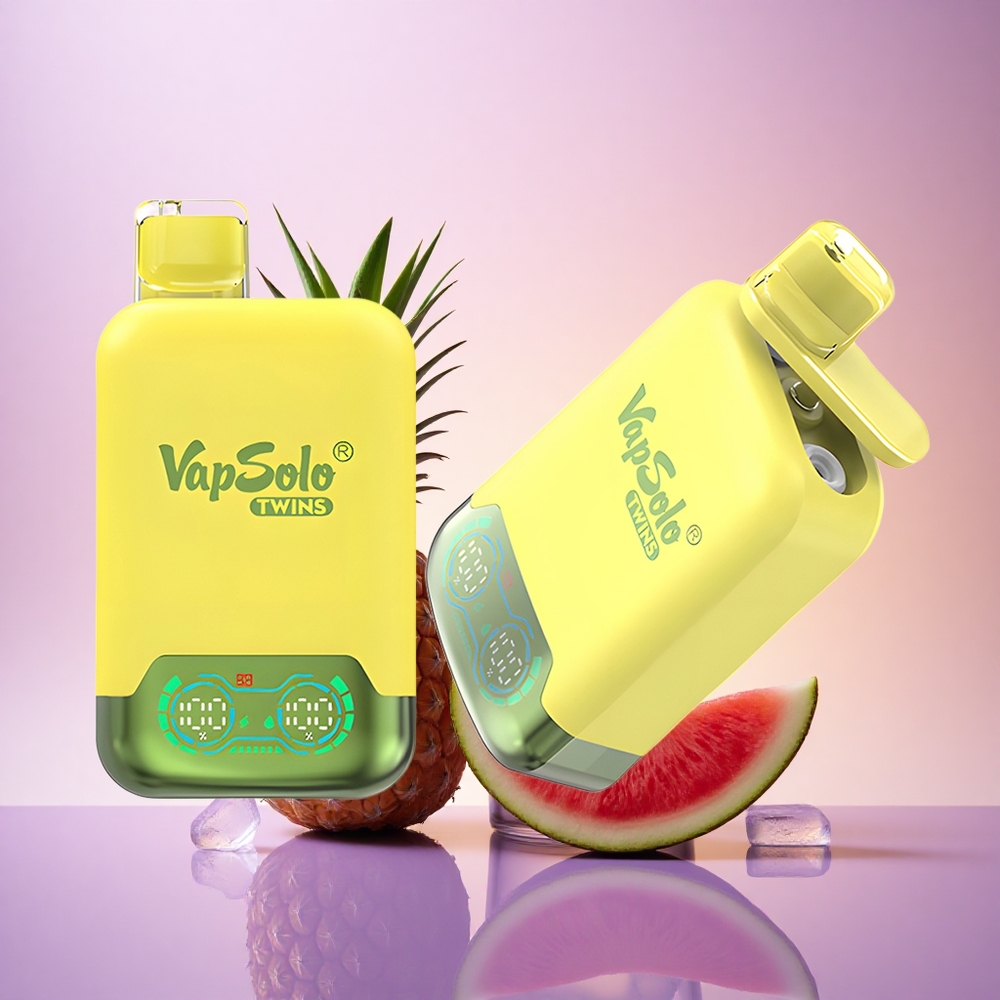 Vapsolo Twins 20000 Puffs Piña Coco & Sandía Hielo con 40 ml de líquido y 20mg/ml de nicotina