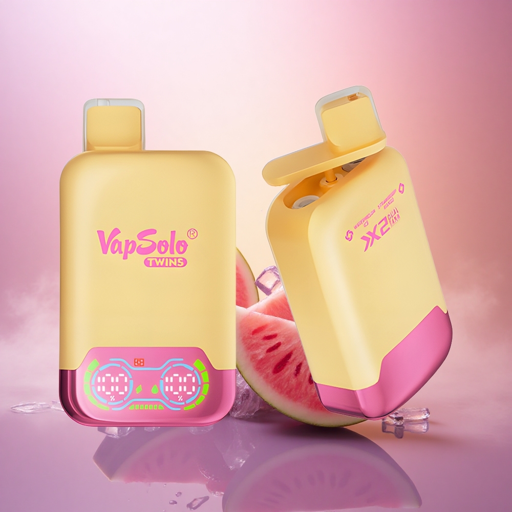 Vapsolo Twins 20000 Puffs Sandía Helada & Fresa Mango 40ml 20mg Nicotina