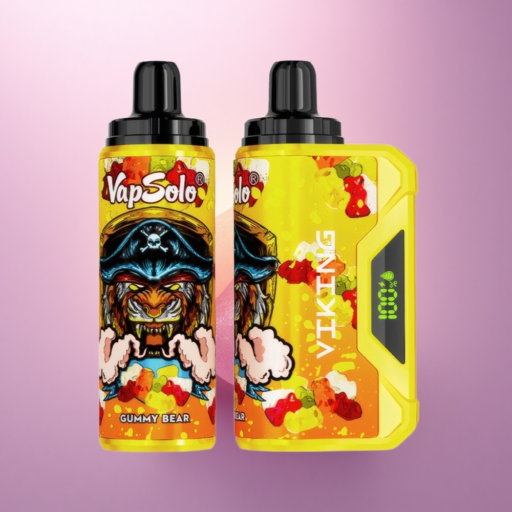 VapSolo VIKING 12000 Puffs Osito de Gominola 22ml 20mg Nicotina Tipo-C
