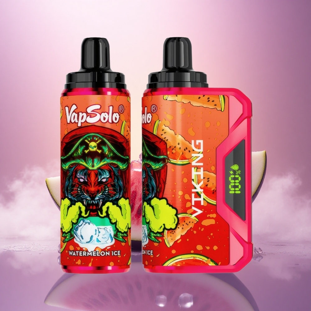VapSolo VIKING 12000 Puffs Sandía Helada 22ml 20mg Nicotina