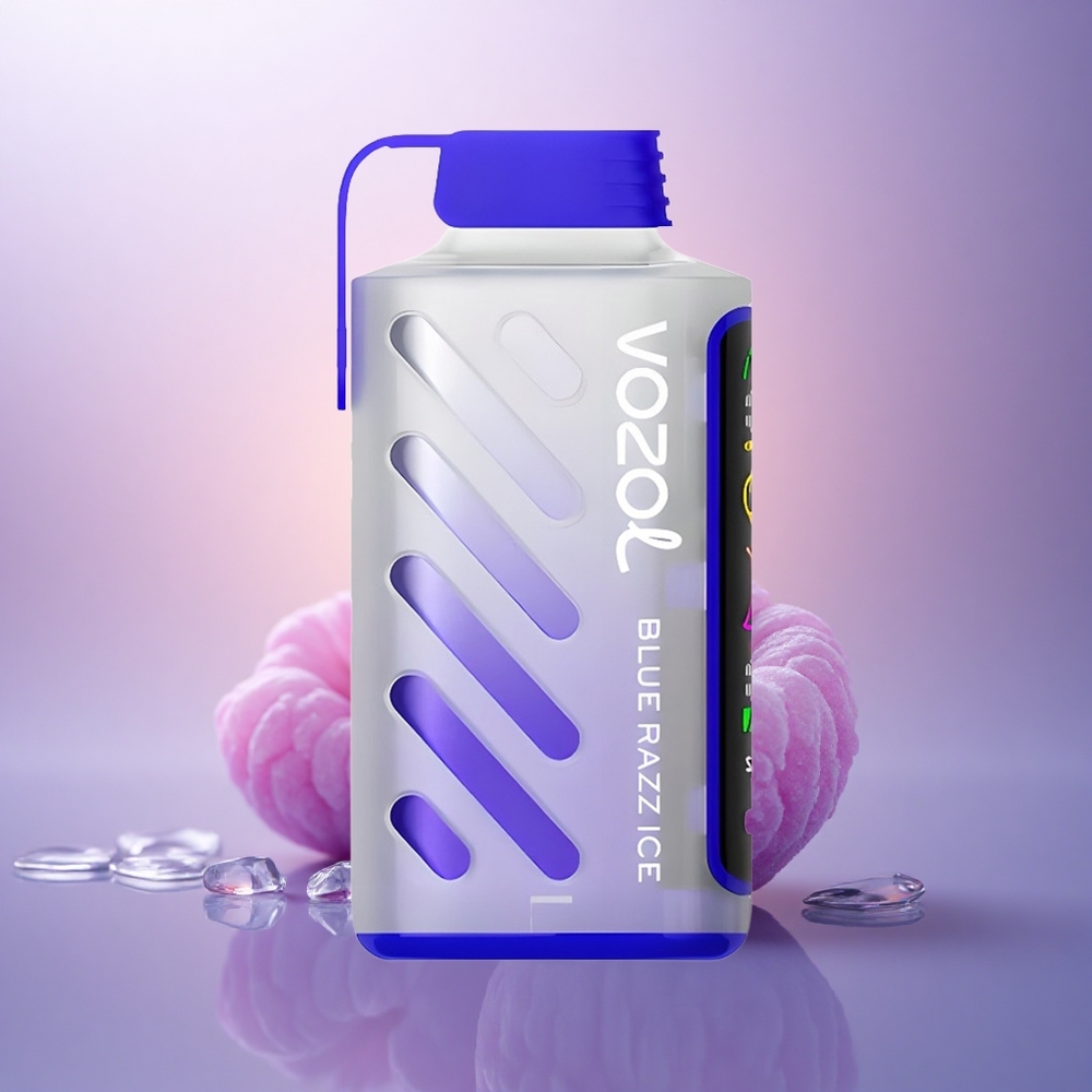 VOZOL Gear Power 20000 Puffs Azul Frambuesa Hielo con Dual Mesh Coil y 20mL