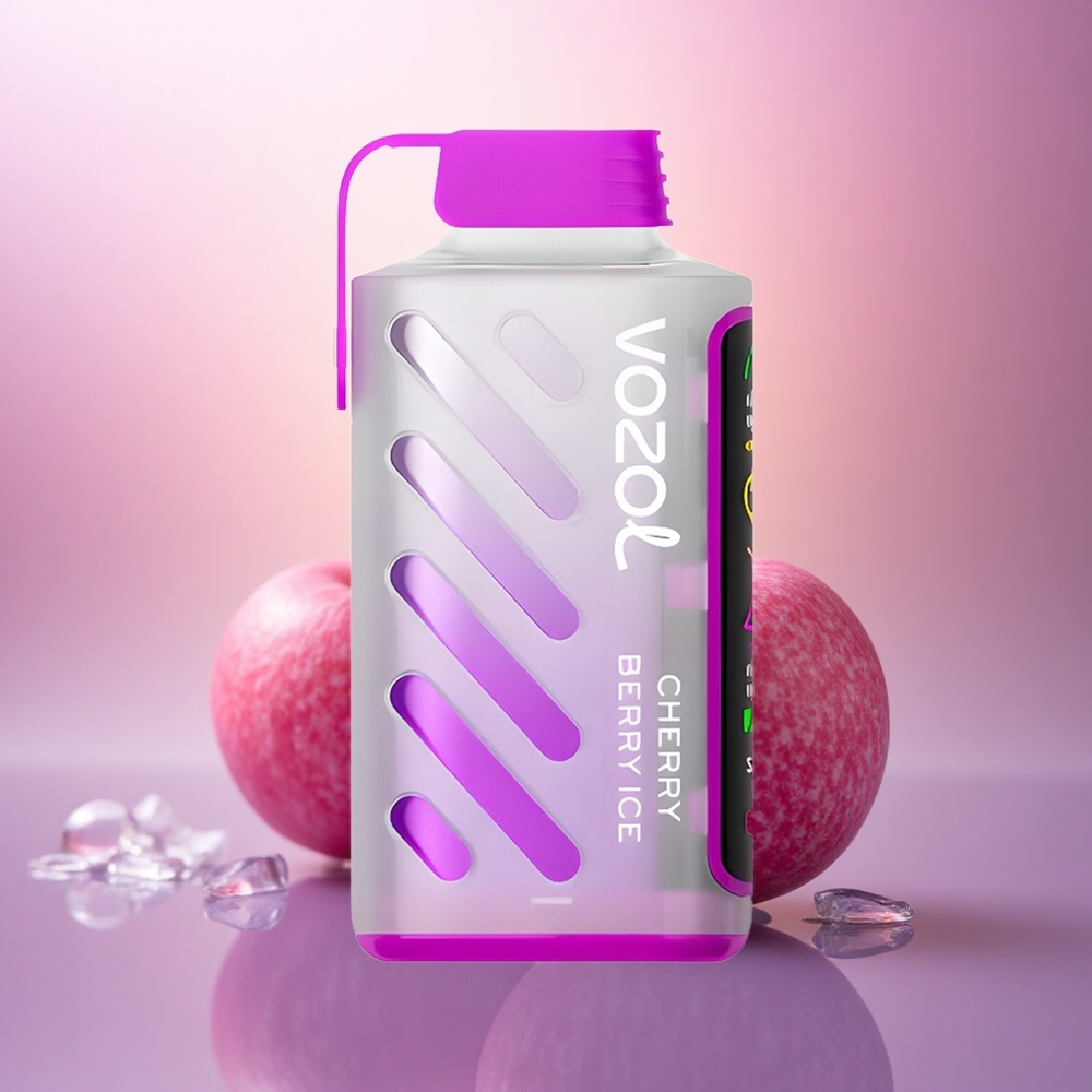 VOZOL Gear Power 20000 Puffs Cereza Baya Hielo con Dual Mesh y 20mL