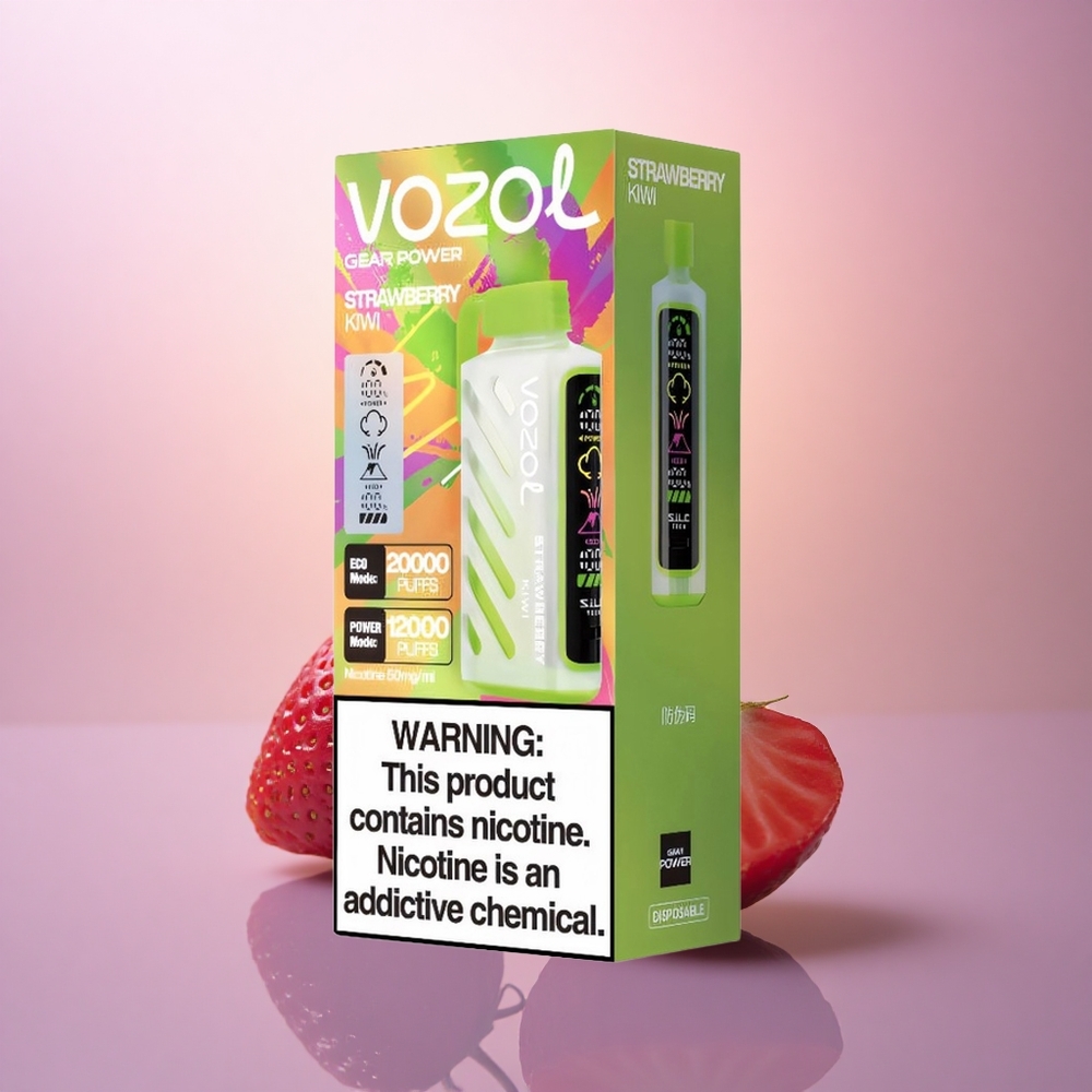 VOZOL Gear Power 20000 Puffs Fresa Kiwi con 20mL y 5% de nicotina