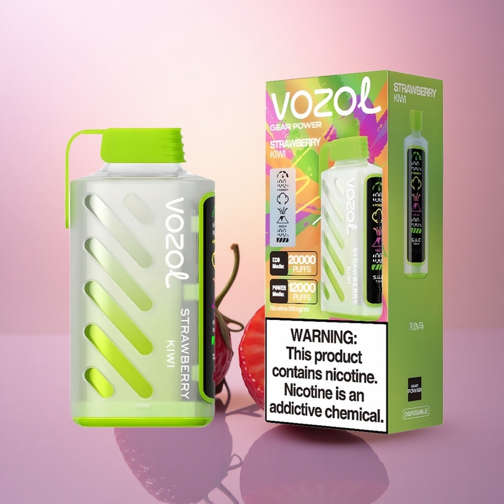 VOZOL Gear Power 20000 Puffs Fresa Kiwi con 20mL y 5% de nicotina