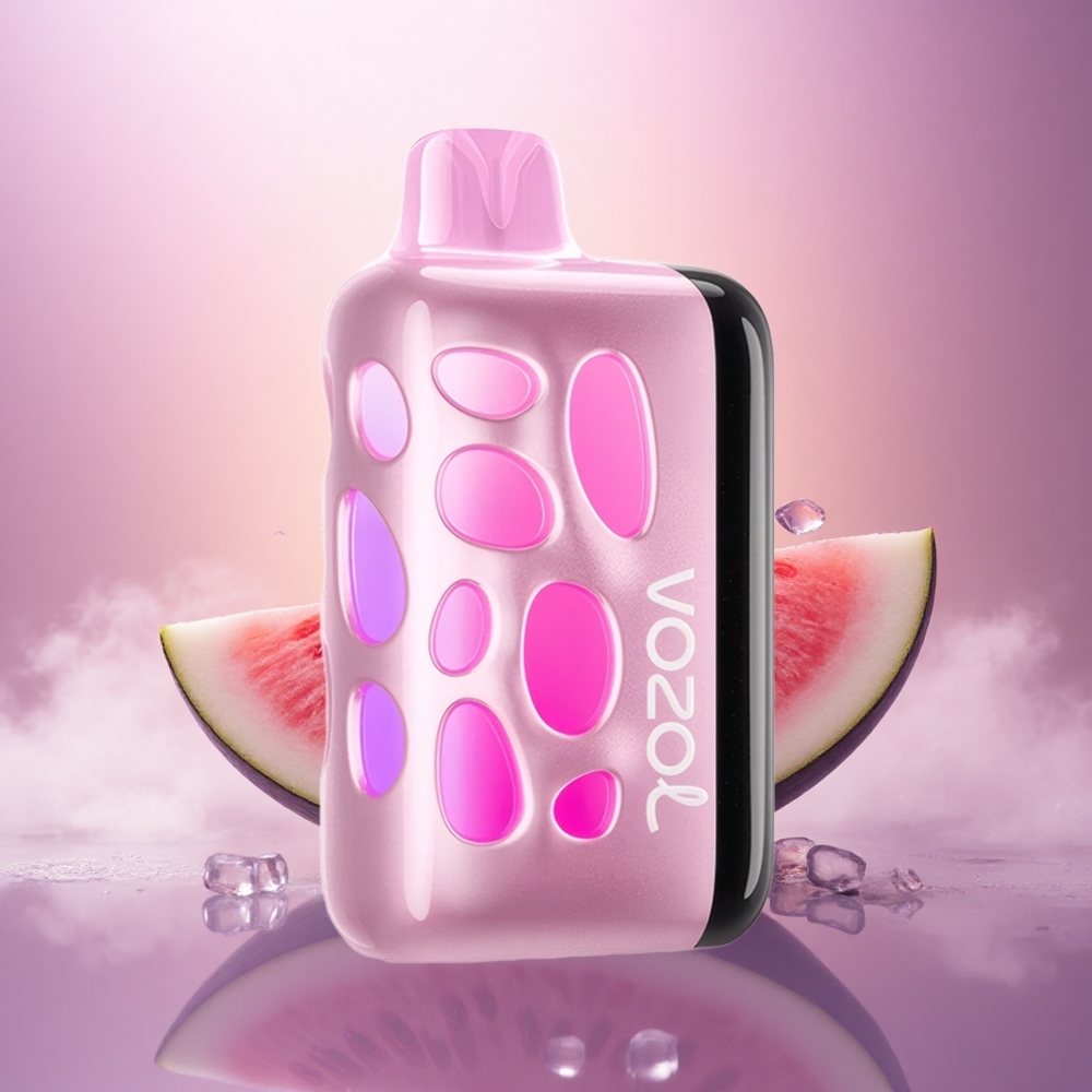 VOZOL RAVE 40000 Puffs Sandía Hielo con 1000mAh y Sincronización de Ritmo