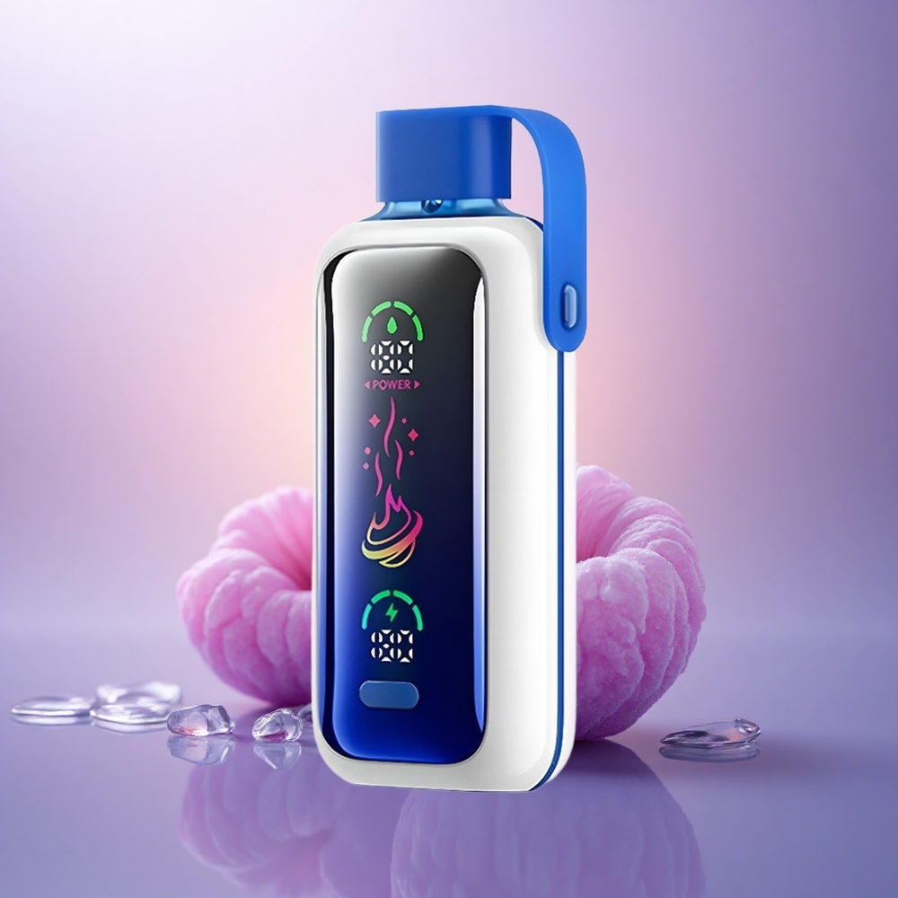 VOZOL Star 20000 Puffs Helado de Frambuesa Azul con Pantalla HD 2.2 y 650mAh