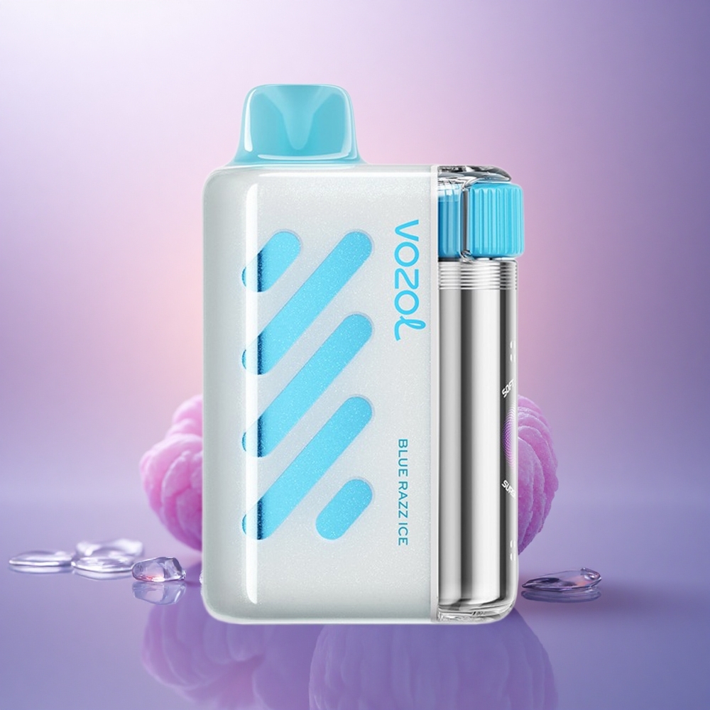 VOZOL VISTA 40000 Puffs Azul Frambuesa Hielo con 2% Nicotina y Carga Rápida 1000mAh